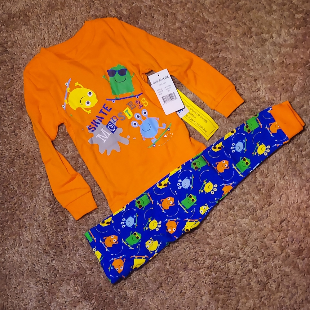 Colorful Monster Kids Pajama Set